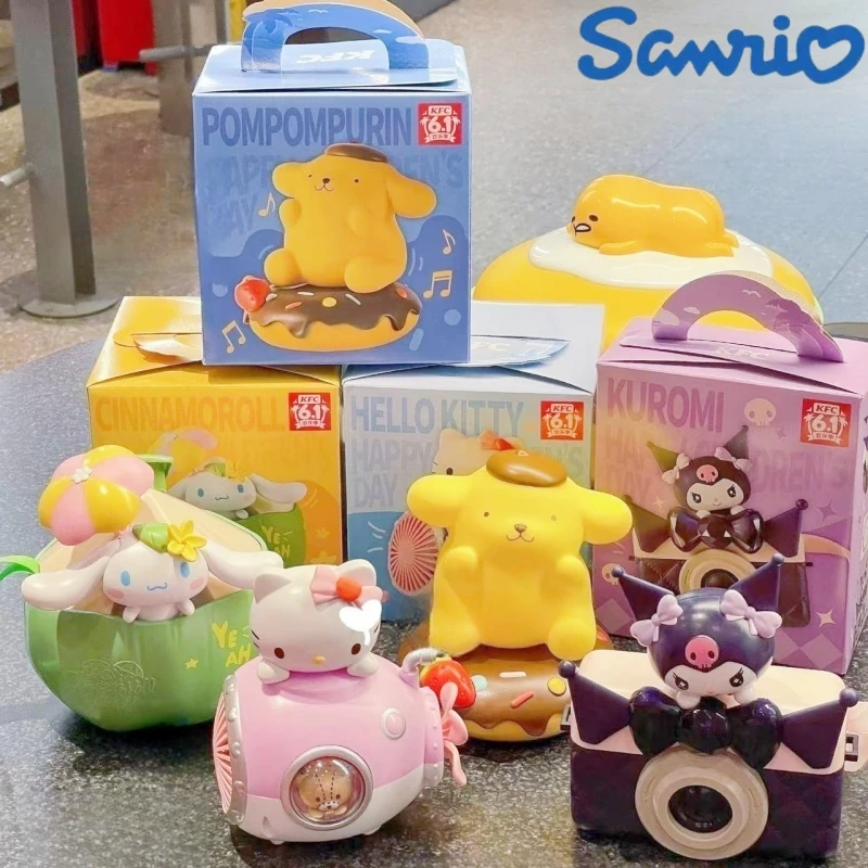 2023 Kfc Международный День Защиты Детей Серия Sanrio Kuromi Hellokitty Cinnamoroll Мультяшная Декоративная Кукла Праздничные Подарки Игрушки