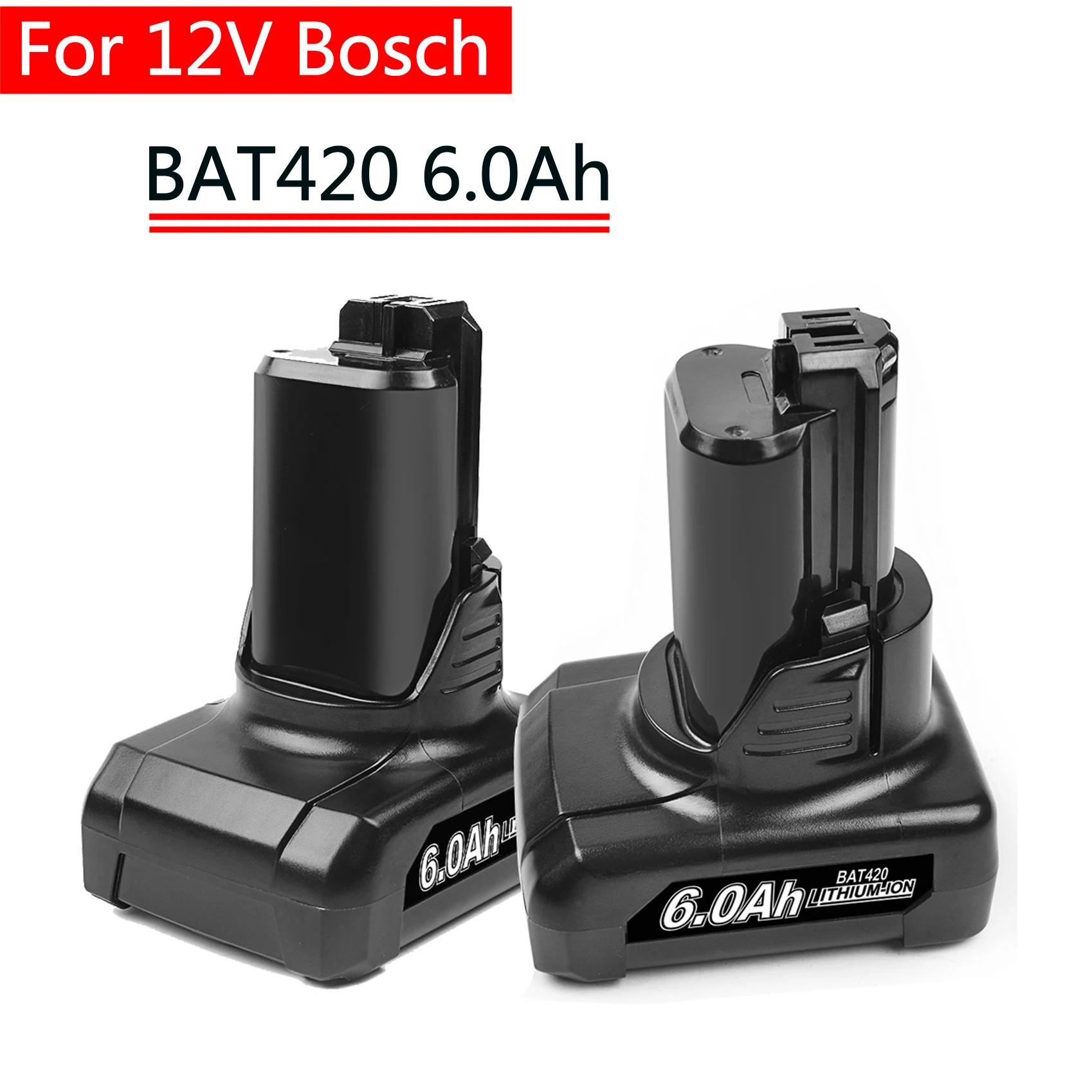 12V Bosch 6.0Ah Литий-ионный BAT420 Сменный Аккумулятор для Bosch BAT411 BAT412 BAT413 BAT414 Аккумулятор 10.8V Аккумуляторные Электроинструменты