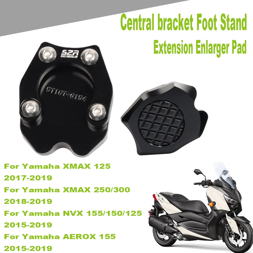 Подставка Для ног Центральный кронштейн Подставка Для Ног Удлинитель Увеличитель Для Yamaha XMAX 125 250 300 NVX 125 150 155 AEROX155 2015-2019