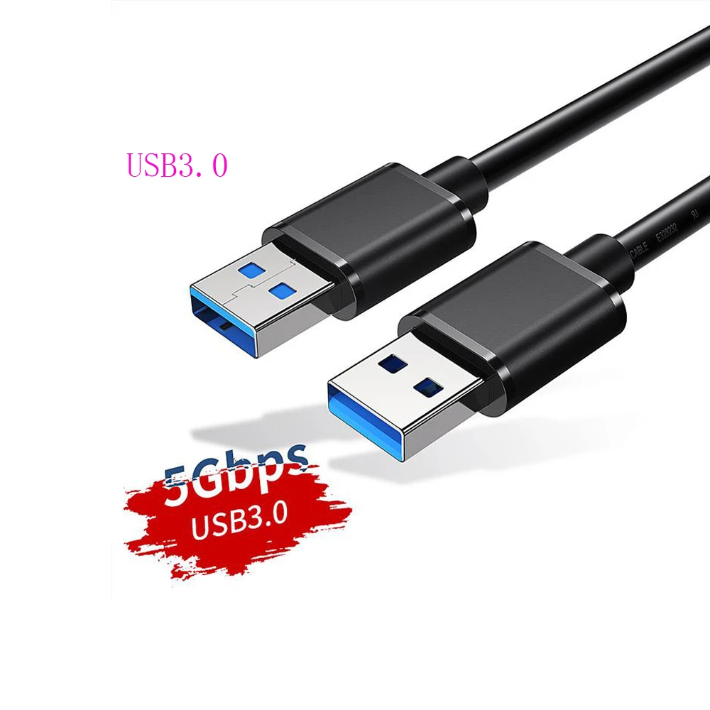 0,5 М 1 М 2 М Удлинитель USB-USB Типа A от Мужчины к Мужчине USB 3,0 Удлинитель для Радиатора Жесткого Диска TV Box Удлинитель USB-кабеля