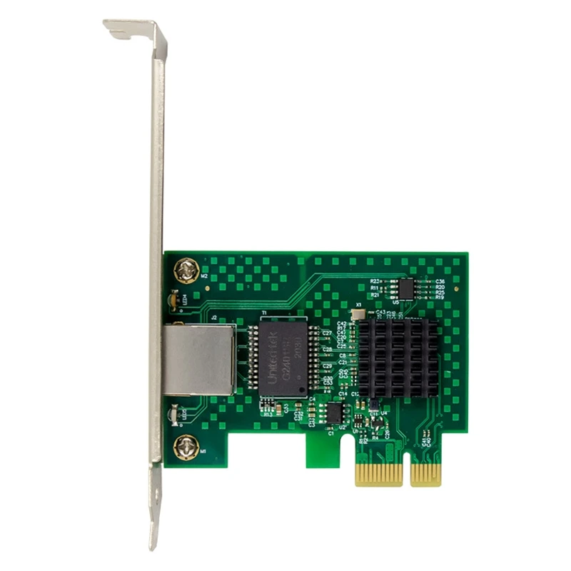 RISE-PCI-E I225-V С одним портом 2,5 G Ethernet Серверная Сетевая карта, встроенная Гигабитная сетевая карта