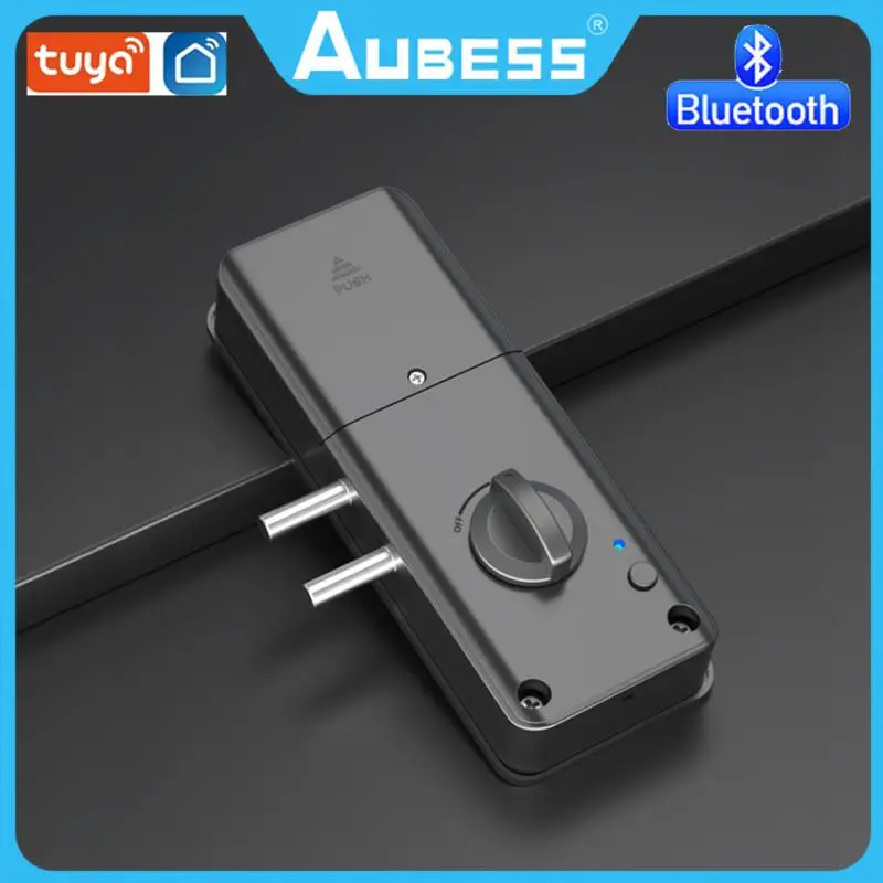 Приложение AUBESS Tuya с дистанционным управлением, автоматическая блокировка двигателя IC-карты, невидимая Установка без сверления отверстий для деревянной двери