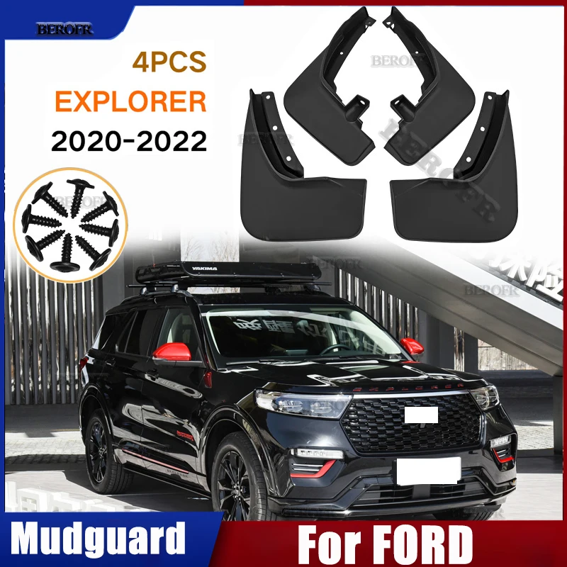Литые Автомобильные Брызговики В Стиле OE Для Ford Explorer 2011-2023 Брызговики Брызговики Для Укладки автомобилей