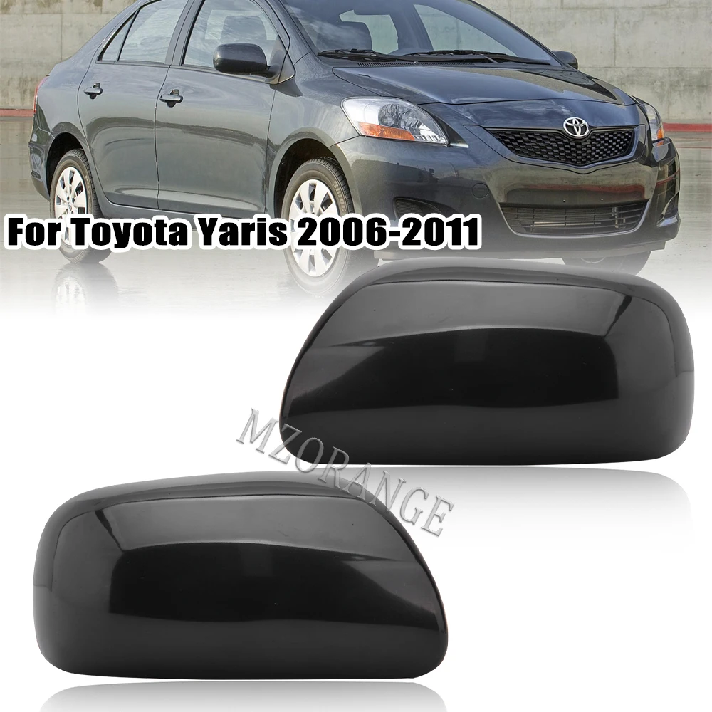 Крышка Бокового Зеркала Заднего Вида Toyota Yaris 2006 2007 2008 2009 2010 2011 Аксессуары Для Зеркал Заднего Вида