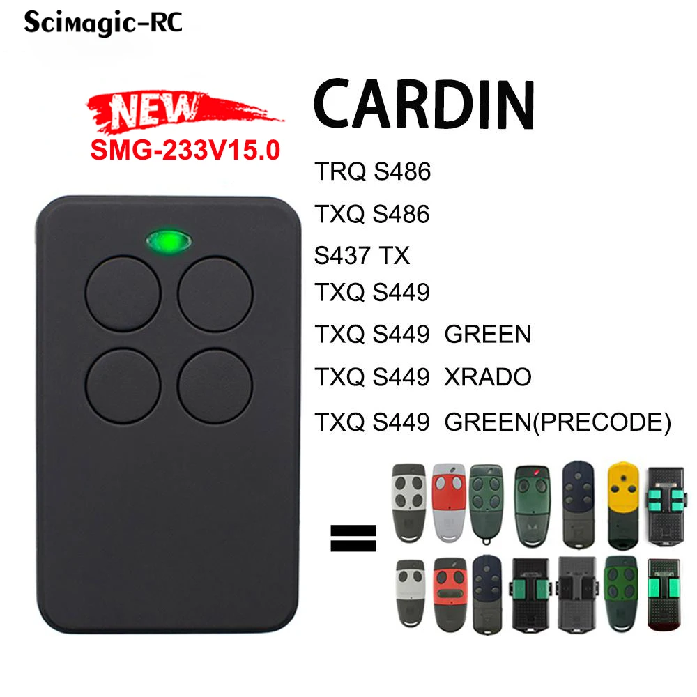 для CARDIN S476 S486 S449 Qz/2 Qz/4 TRQ S486 TXQ S486 от 280 МГц до 868 МГц Подвижный Код Дистанционного Управления Воротами