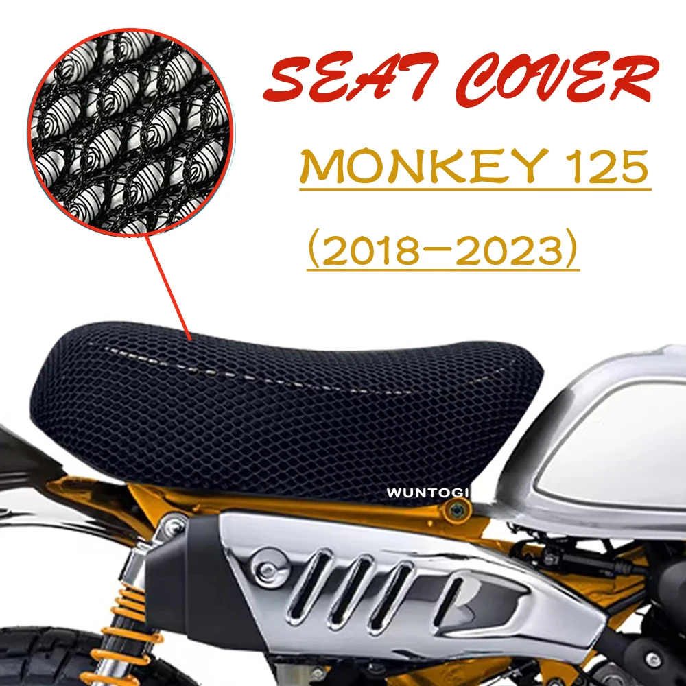 2018-2023 Защитный Чехол Для Сиденья Мотоцикла Honda Monkey 125 Чехол Для Сиденья Мотоцикла Monkey125 Запчасти Дышащий Чехол Для Сиденья