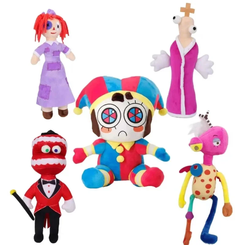 Цифровой Цирковой клоун Pomni Плюшевый Zooble King Bubble Plushie Jax Ragatha Плюшевая Мягкая игрушка-чучело Рождественский Подарок для детей