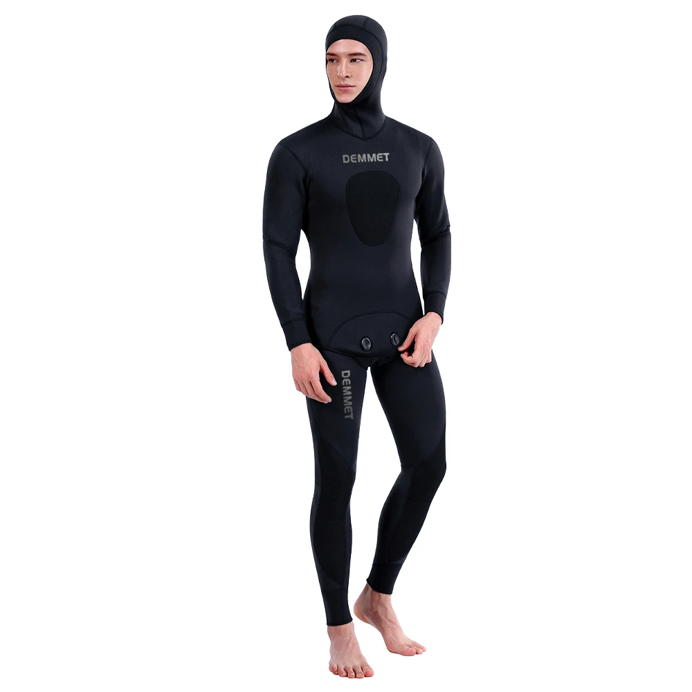 ПОПУЛЯРНЫЙ мужской гидрокостюм из неопрена толщиной 3 мм, состоящий из двух частей, сохраняет тепло и холод, подходит для плавания, дайвинга, сноркелинга, серфинга, каякинга