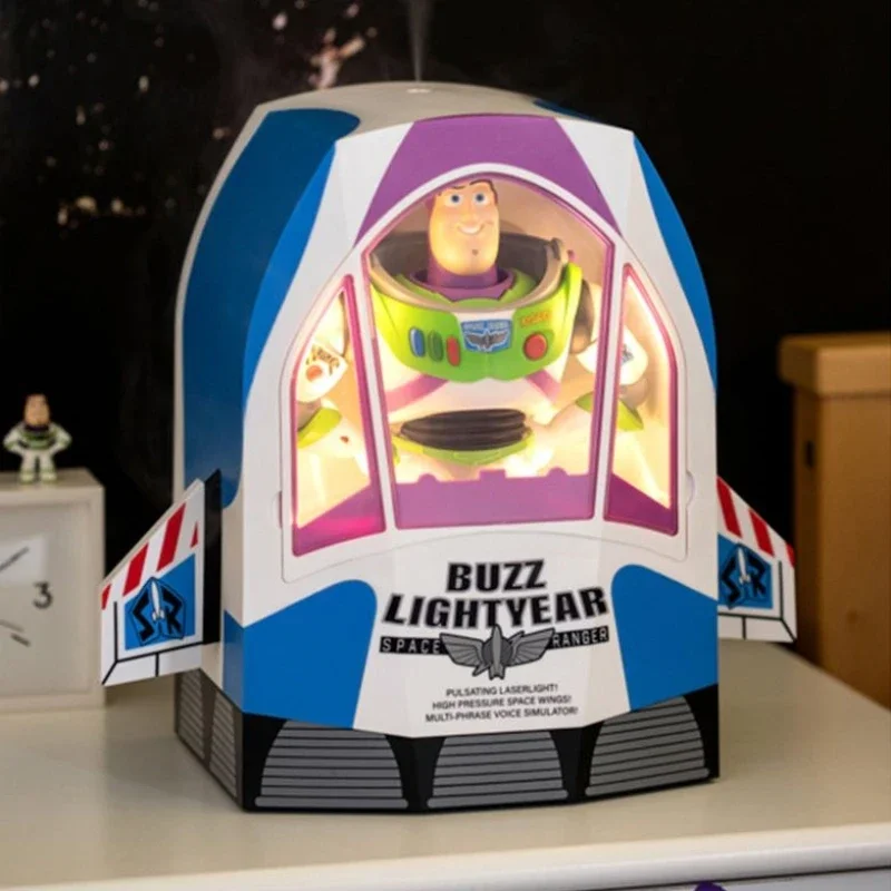Оригинальный Увлажнитель Воздуха Disney Buzz Lightyear Toy Story Беспроводной Увлажнитель Воздуха Night Light Usb Модель Украшения Подарочной Комнаты Милый В Наличии