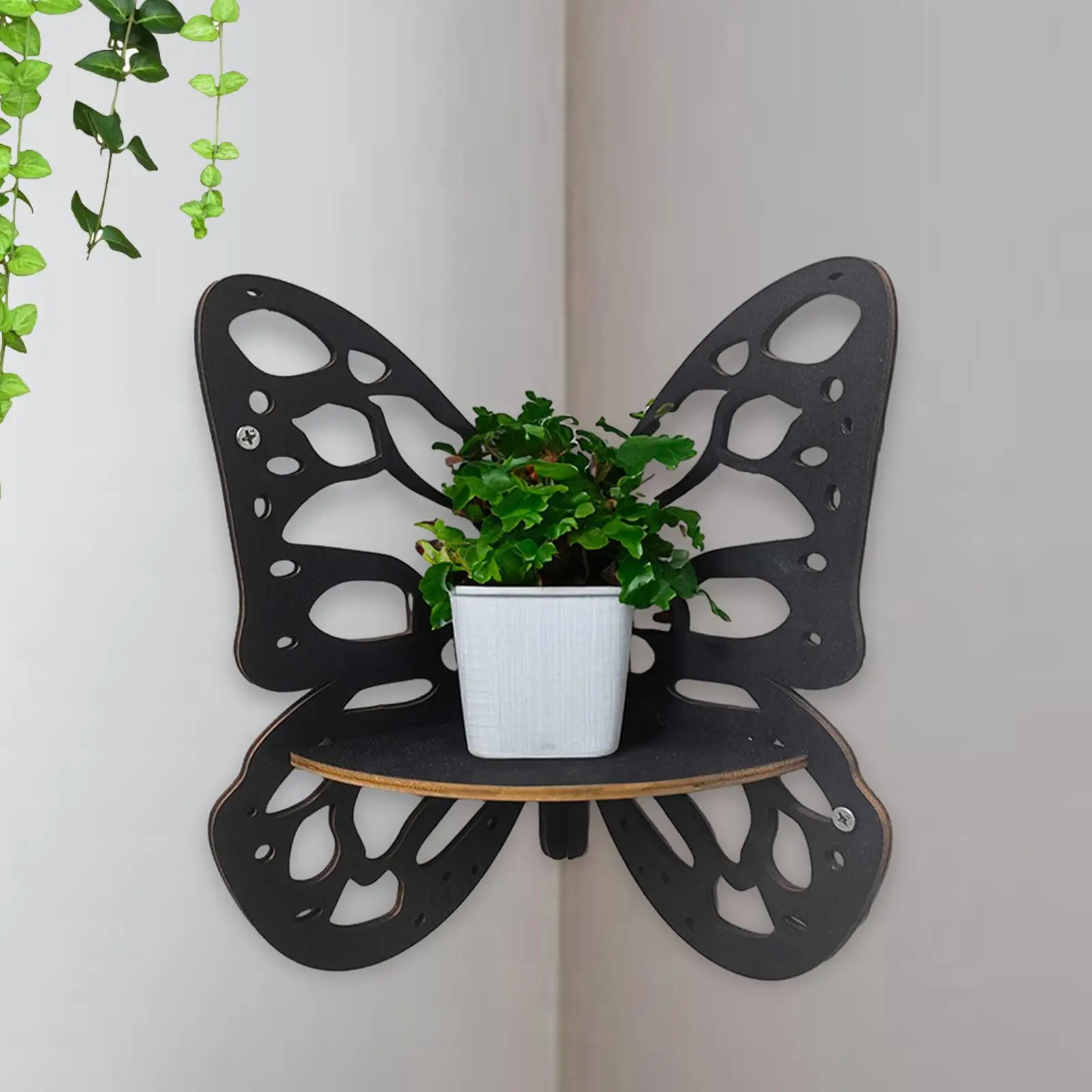 Угловая Полка Butterfly Современный Стеллаж для Выставки Товаров для Спальни Ресторана Фермерского Дома