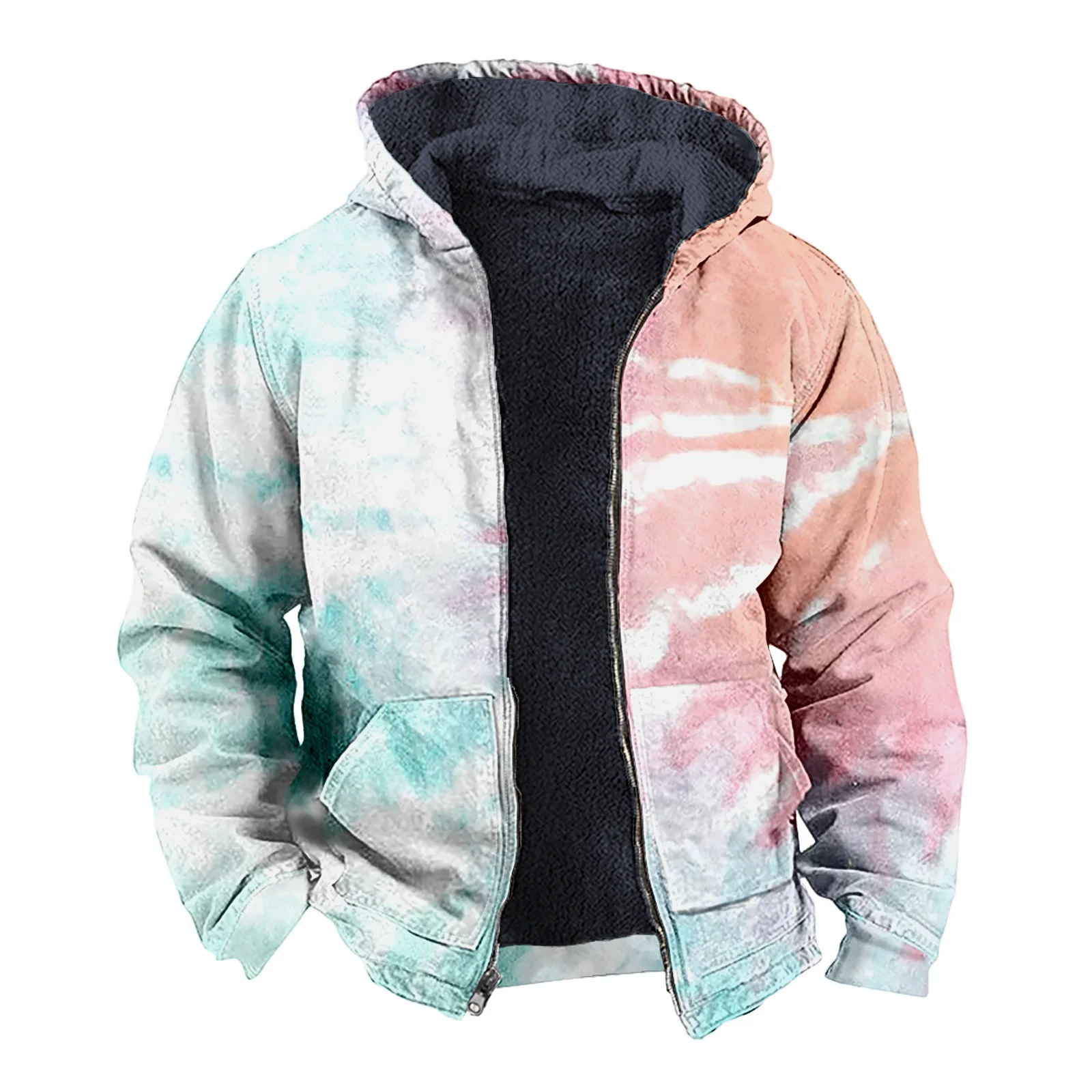 Зимние толстовки с 3D-принтом в стиле хип-хоп ретро, верхняя одежда на открытом воздухе, мужские флисовые куртки, теплые пальто