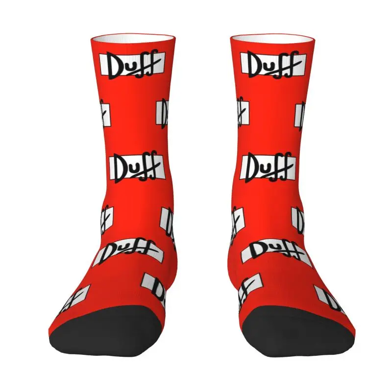 Носки Duff Beer Dress Мужские Женские Теплые Забавные Носки Для Экипажа Новинки