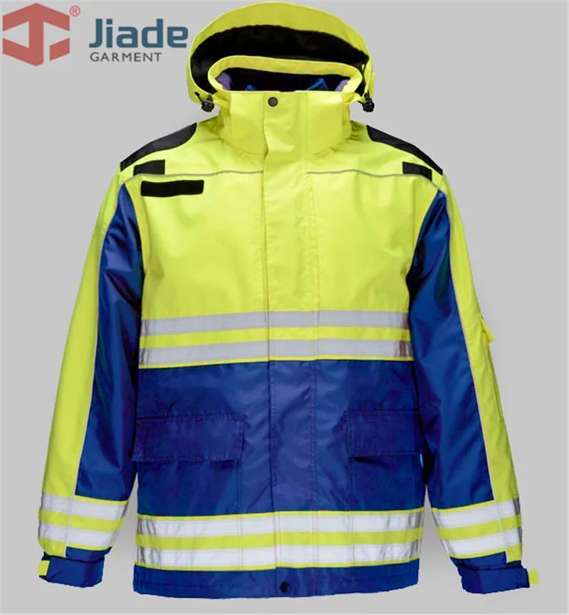 Мужская рабочая одежда, Зимняя куртка, Светоотражающая куртка 