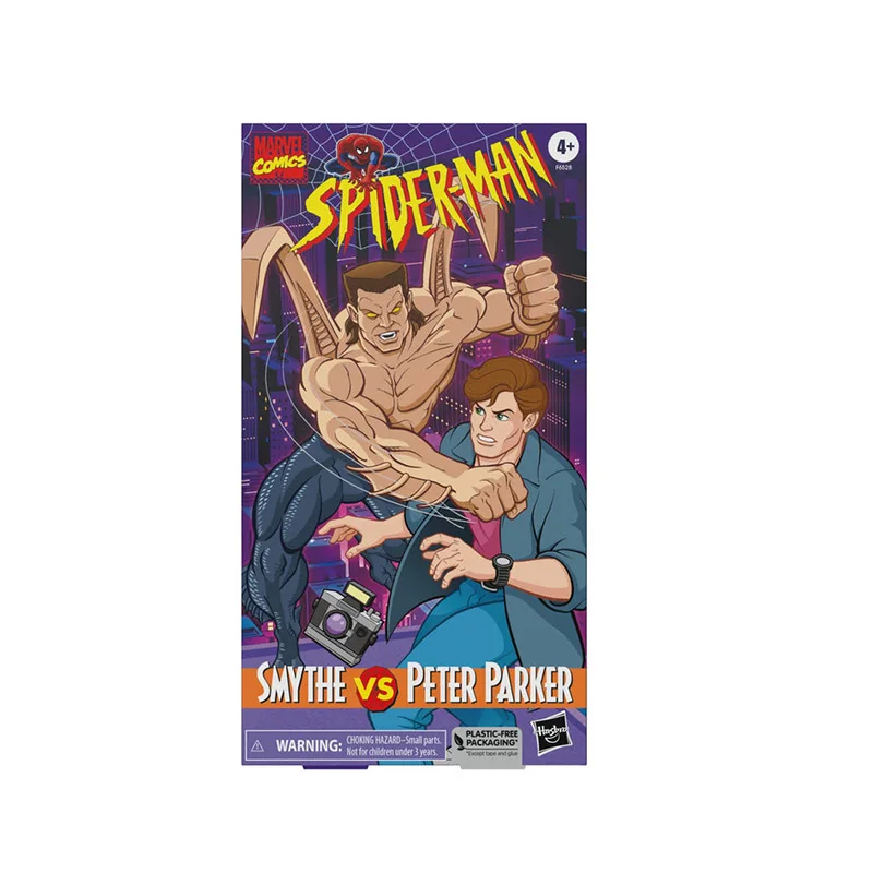 Предзаказ серии Hasbro Marvel Legends Смайт против Питера Паркера, VHS Animate, коллекция фигурки из 2 предметов, модель игрушки 6 дюймов