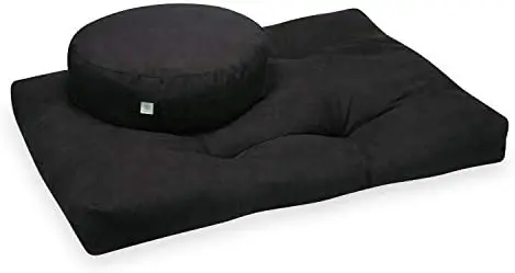 Подушка для медитации Zafu - Круглая подушка для йоги С удобной ручкой для переноски - Напольная подушка для снятия давления - Cove Можно стирать в машине