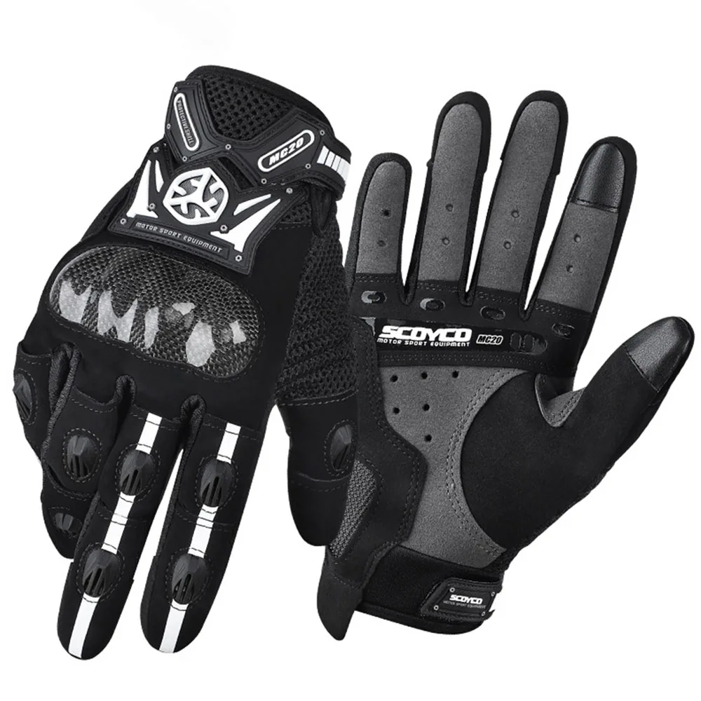Мотоциклетные перчатки, полная спортивная защита пальцев, Защитные перчатки для езды на мотоцикле, Износостойкое защитное снаряжение, Перчатки для верховой езды