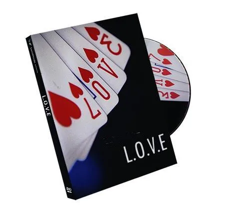 L.O.V.E (DVD и трюк) от SansMinds - Карточный фокус, Магия для влюбленных, Развлечение, Сцена, Крупный план, Иллюзии, Волшебные аксессуары