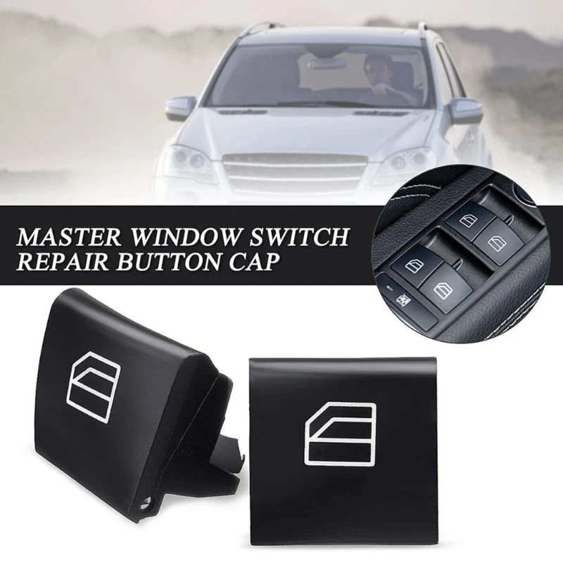 2шт Автомобильный Электрический Переключатель Управления Стеклоподъемником Keycap Auto Window Control Button Switch Замена для ML GL W164 X164 W251W251