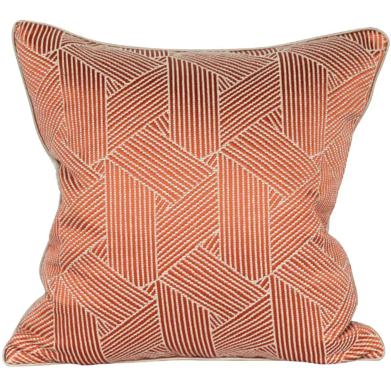2019 Новые Высококачественные утолщенные Чехлы для диванных подушек с геометрическими оранжевыми наволочками Almofadas для домашнего декора гостиной