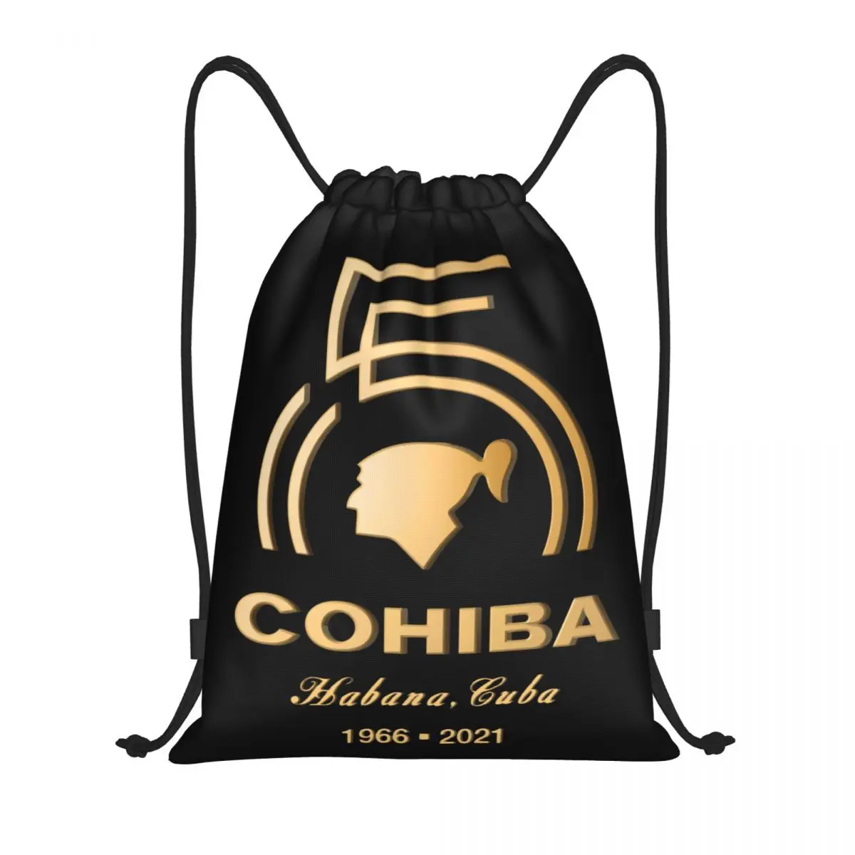 Cuban Cohiba Cigars Рюкзак на шнурке, спортивная сумка для мужчин и женщин, рюкзак для покупок