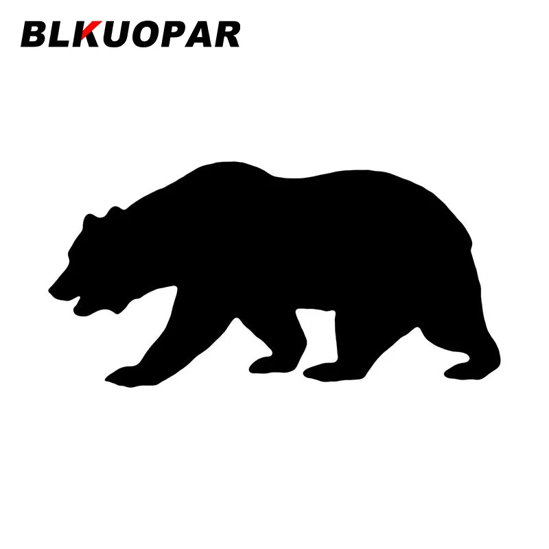 BLKUOPAR Медведь Животные Графика Креативные Автомобильные наклейки Окклюзия Царапины Солнцезащитная наклейка Забавная личность JDM Защита двери автомобиля