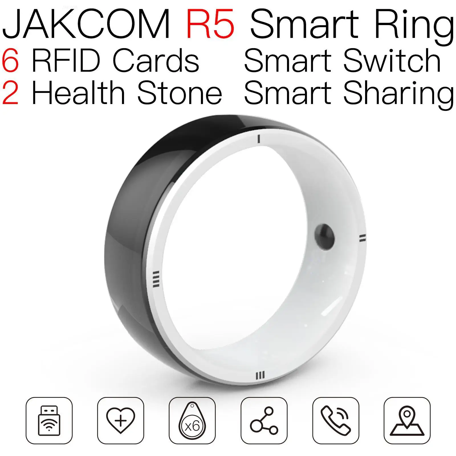 Смарт-кольцо JAKCOM R5 лучше, чем визитная карточка nfc metal rfid 18000 6c kit с нулевой задержкой inserto t5577 premium wear os uhf