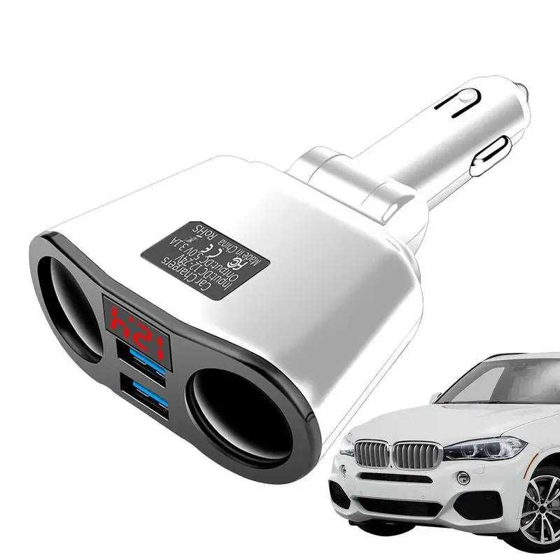 USB Автомобильное Зарядное Устройство Для Телефона Быстрая Зарядка Двойная Зарядная Головка USB Dual USB 3.1A 12-24 В Адаптер Charing Для Внедорожников, Легковых Автомобилей RVS И Грузовиков
