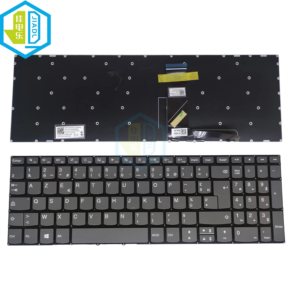 Сменные клавиатуры на Иврите и французском для Lenovo IdeaPad 3-15ARE05 15IIL05 3-17ADA05 V130-15IKB V330-15IKB Клавиатура ноутбука LCM16K2