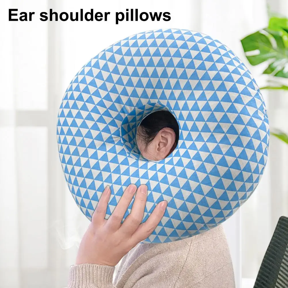 Подушка для ушей при боковом сне, удобные подушки для прокалывания ушей, облегчающие боль в ушах, с одной подушкой для сна
