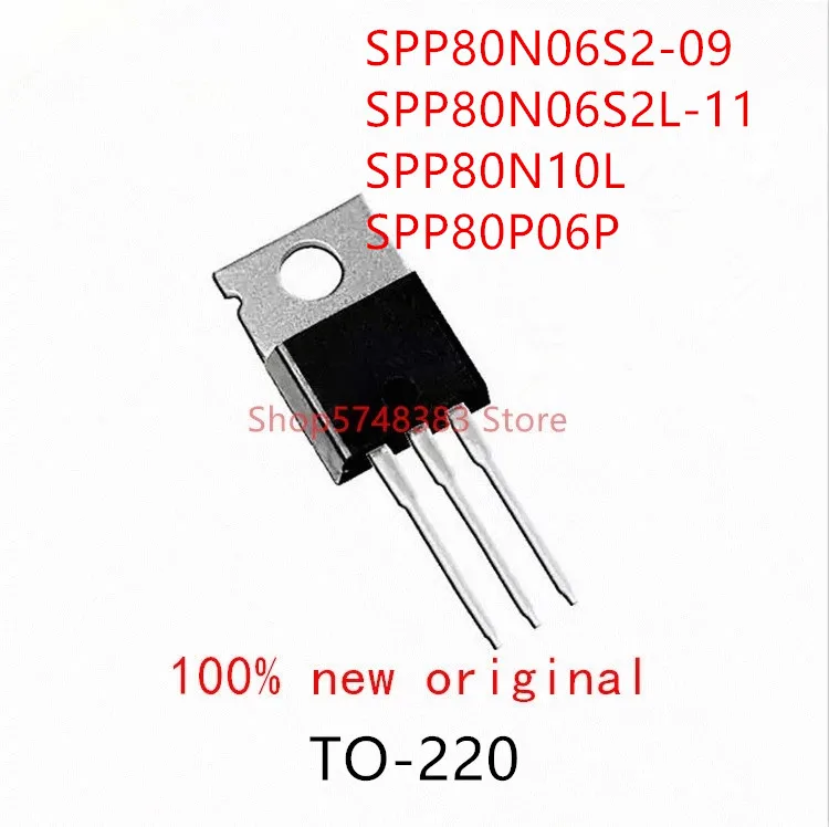 10ШТ SPP80N06S2-09 SPP80N06S2L-11 SPP80N10L SPP80P06P TO-220