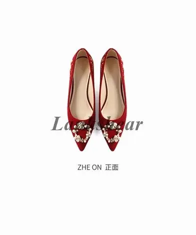 Свадебные туфли женское платье Xiuhe свадебное платье из двух предметов в китайском стиле 2022 новые свадебные туфли на красном высоком каблуке с вышивкой not tired