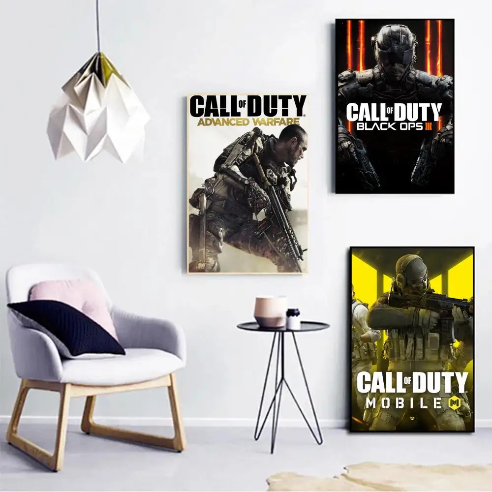 Плакат Call of Duty, самоклеящийся художественный плакат, Белая бумага, принты, плакаты, художественная роспись стен, эстетическое искусство