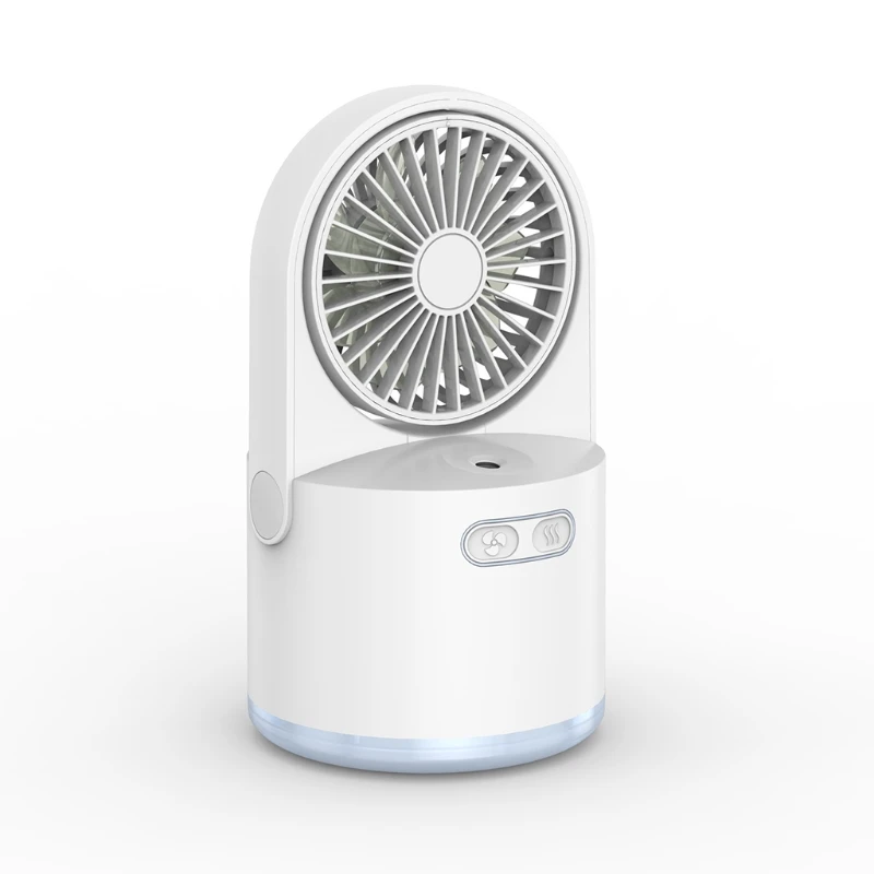 Портативный вентилятор кондиционера W8KC, испарительный охладитель, перезаряжаемый 3-скоростной портативный вентилятор-увлажнитель воздуха для общежития