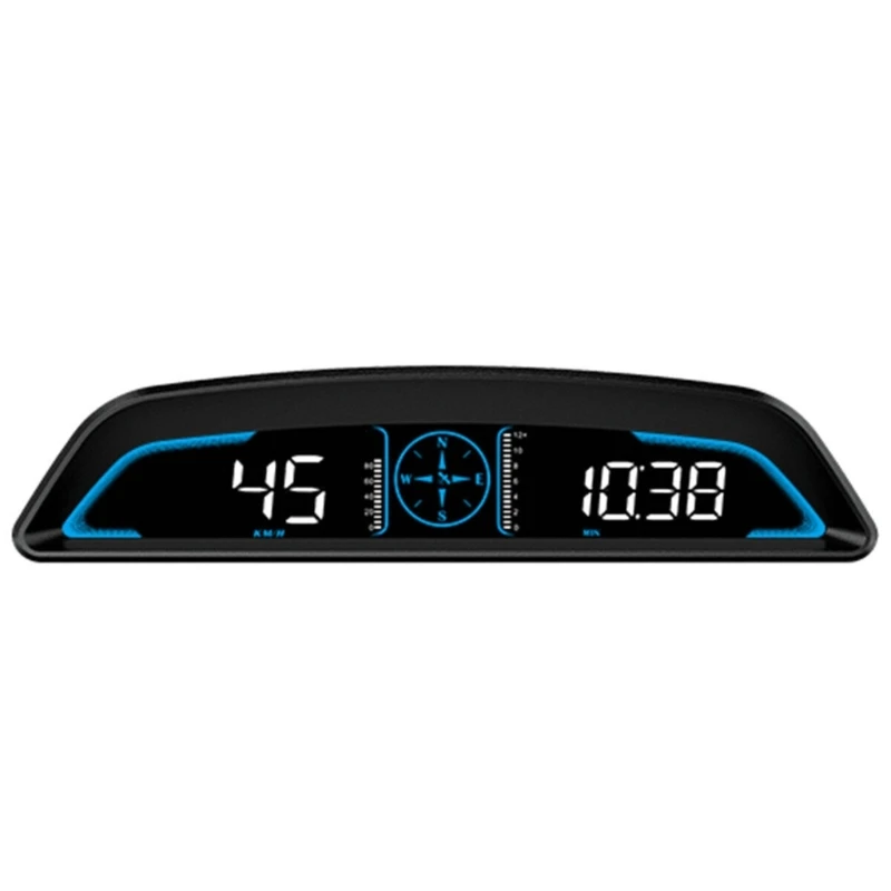 Высокий HUD Автомобильный Головной Дисплей Сигнализация Превышения Скорости Спидометр GPS HUD Цифровые Датчики Автоматической Усталости Вождения Челнока