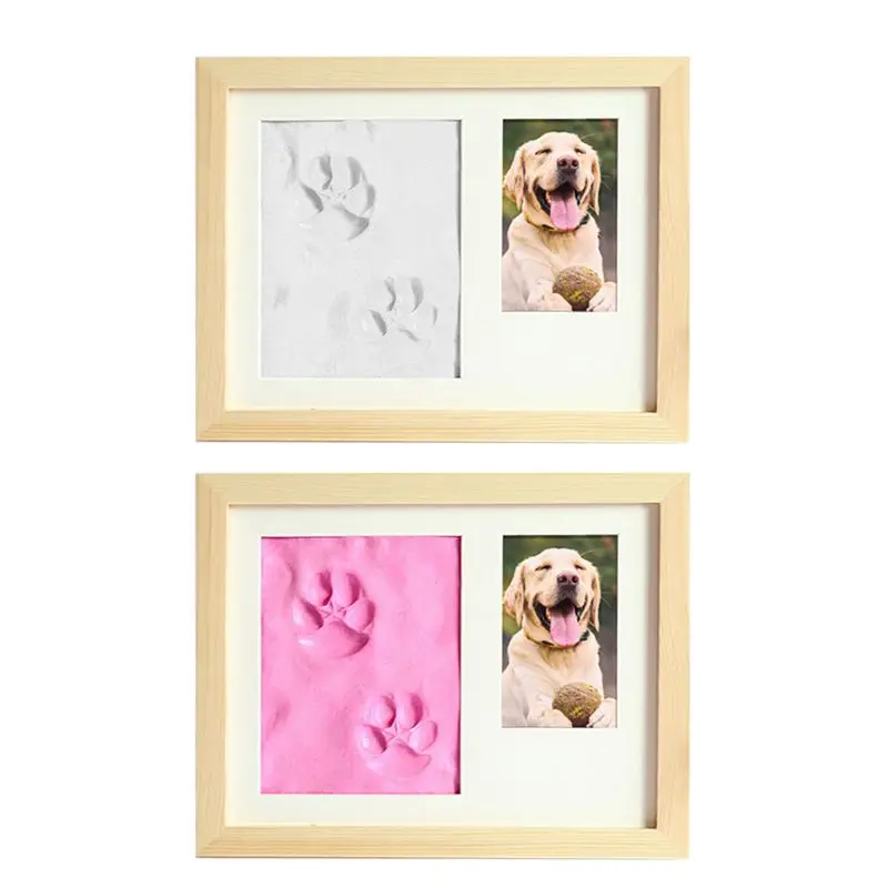 Отпечаток Лапы Питомца для Собаки или Кошки и Рамка Для Фотографий Эксклюзивные Подарки Pet Kee