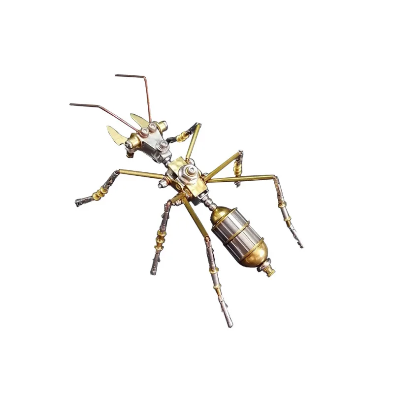 Механические насекомые в стиле стимпанк, набор моделей маленьких Муравьев, Металлическая игрушка-головоломка 