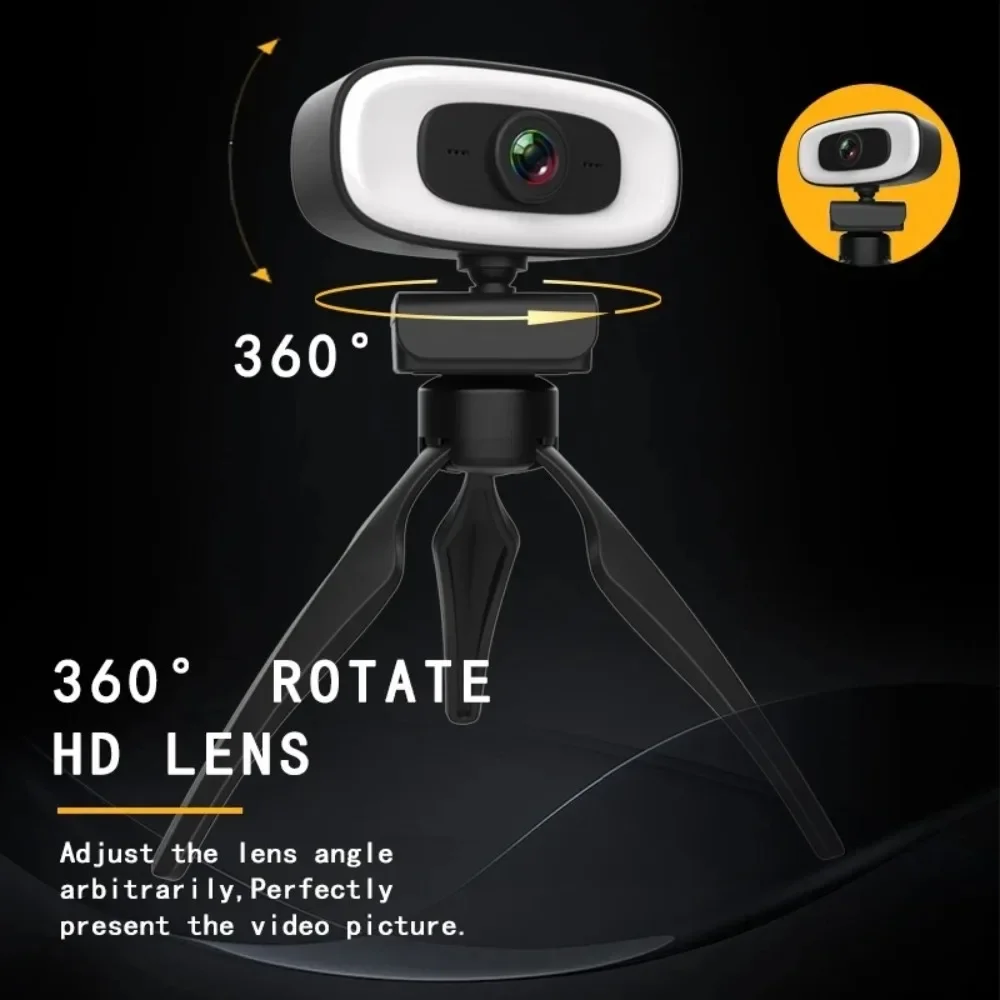 Веб-камера 4K 1080P Мини-Камера 2K Full HD Веб-камера С Микрофоном 15-30 кадров в секунду USB Веб-Камера Для ПК-ноутбуков Youtube Камера Прямой Трансляции