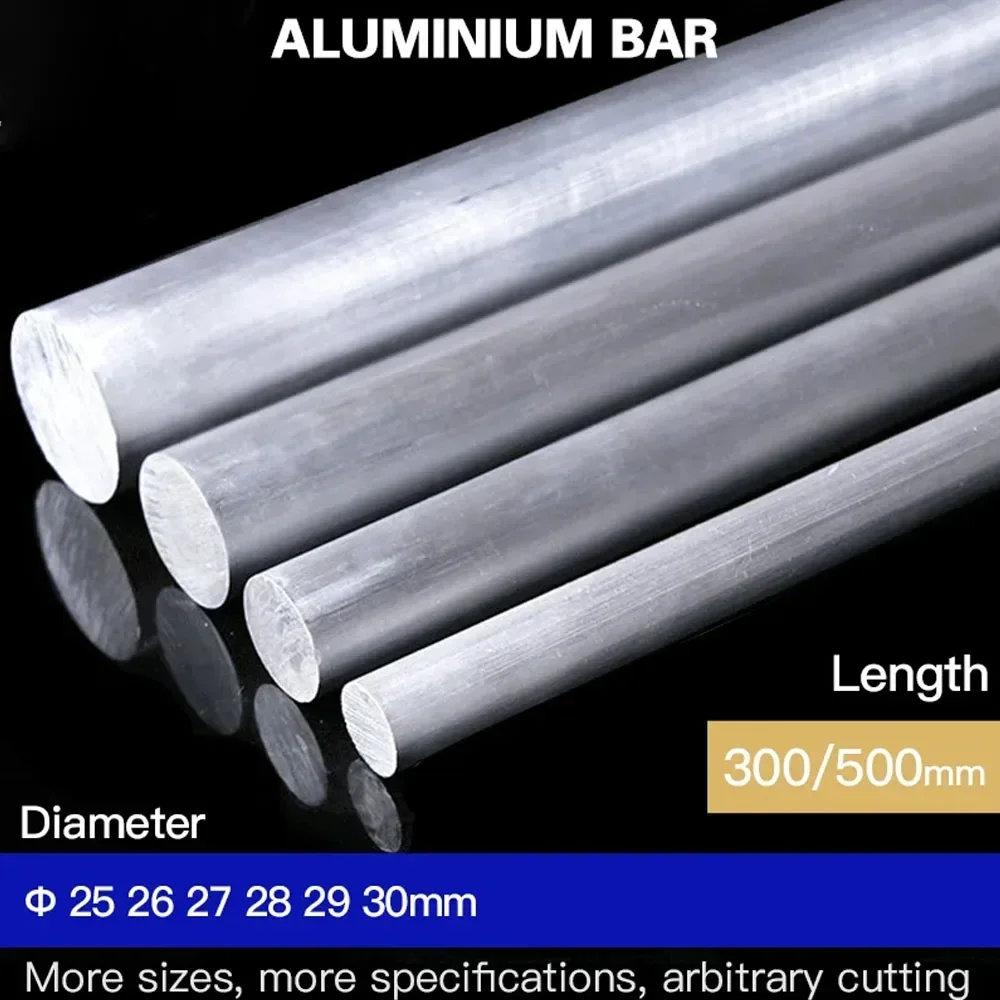 алюминиевый твердый стержень диаметром 2-21 мм, длиной 300 мм, Высококачественный Прямой алюминиевый круглый стержень 6061