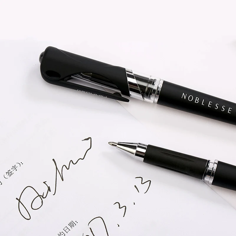 1,0 мм Офисная деловая ручка Ручка для подписи для письма Гелевая ручка Большой емкости Толстые Офисные школьные принадлежности Милые канцелярские принадлежности Kawaii