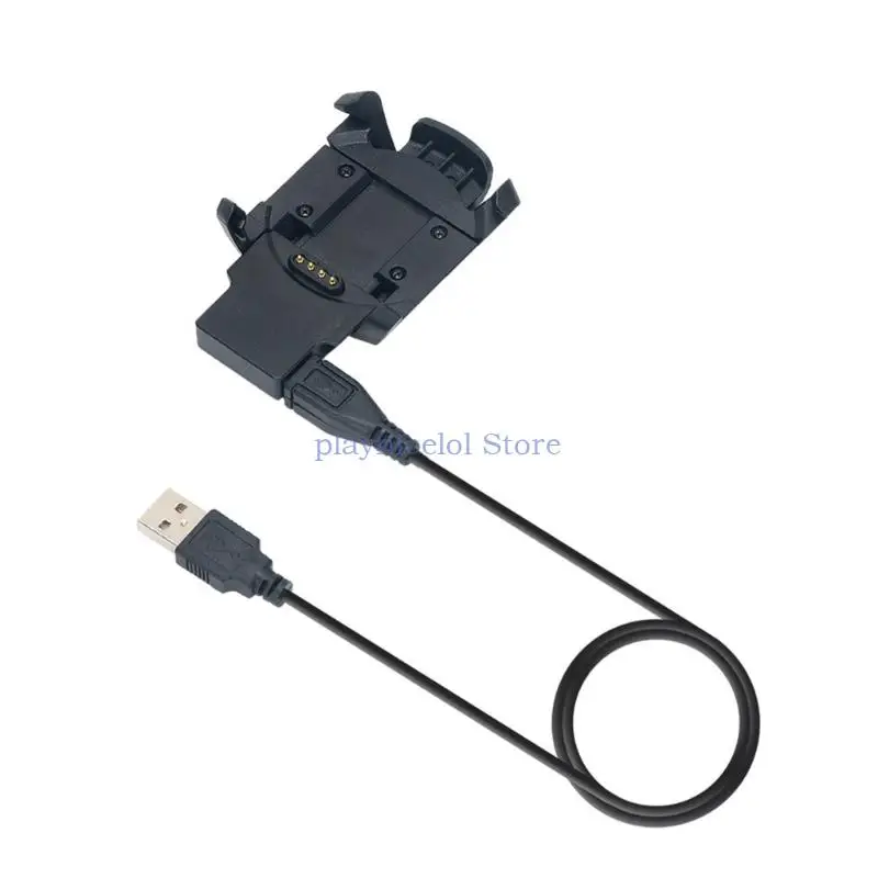 1 упаковка Портативной 4-Контактной Зарядной Станции SmartWatch Dock с USB-Кабелем для Зарядки Fenix 3 / Quatix 3 E8BA