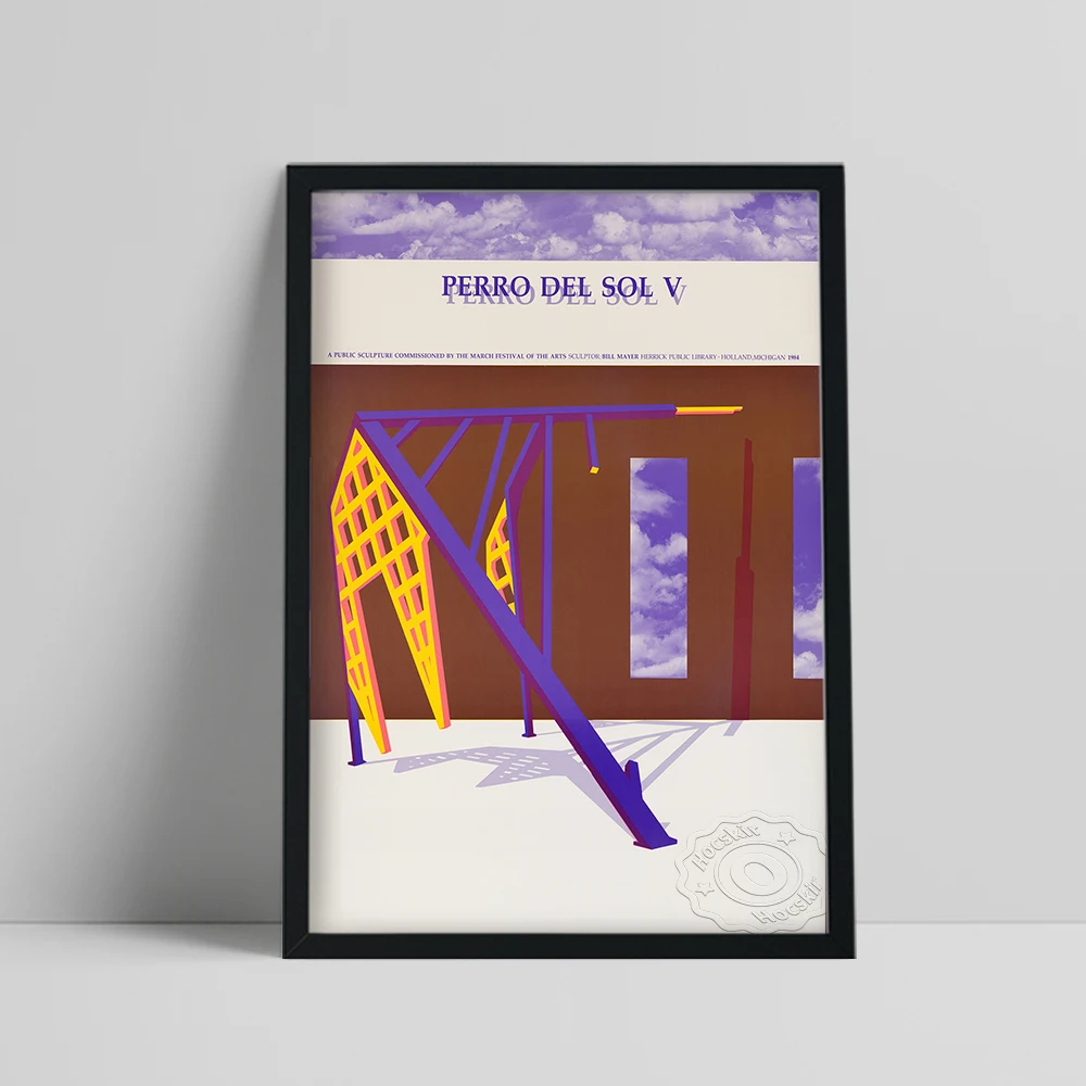 Lanny Sommese Vintage Perro del sol V (1990) Печать плакатов Художественная Живопись На Холсте Настенные Художественные Картины Настенный Декор для дома