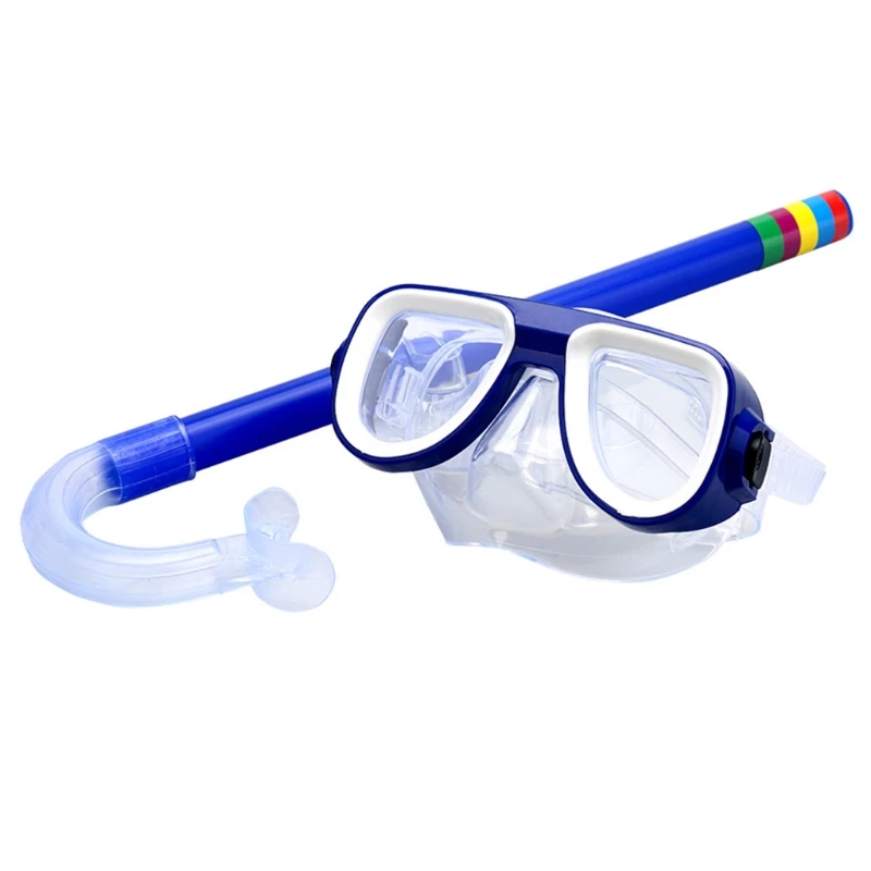 Детский Набор для подводного плавания с трубкой, Маска для подводного плавания, плавательные очки, Очки с сухими трубками, Снаряжение для дайвинга 094C