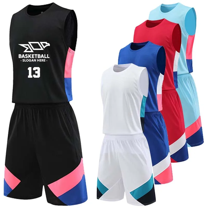 Унисекс, тренировочная рубашка без рукавов для баскетбольного матча большого размера, джерси, спортивная быстросохнущая дышащая спортивная одежда 