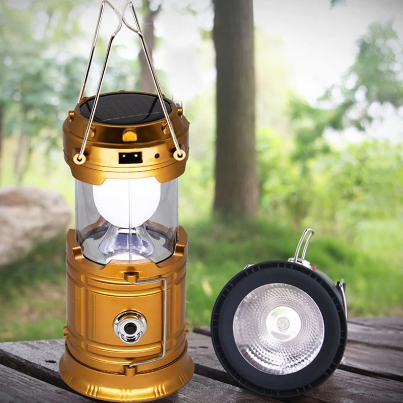 1 шт. USB перезаряжаемый фонарь, лампа для палатки, лампа для кемпинга, фонарь для освещения, работающий на открытом воздухе
