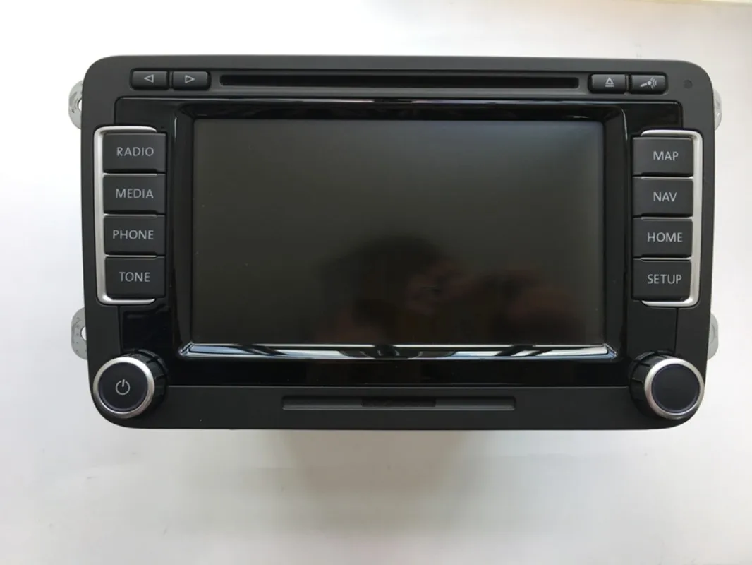 Бесплатный тест ХОРОШЕГО качества Автомобильной навигации RNS510 радио светодиодные модули дисплея для VW Golf Passat Skoda RNS510 DVD-плеер