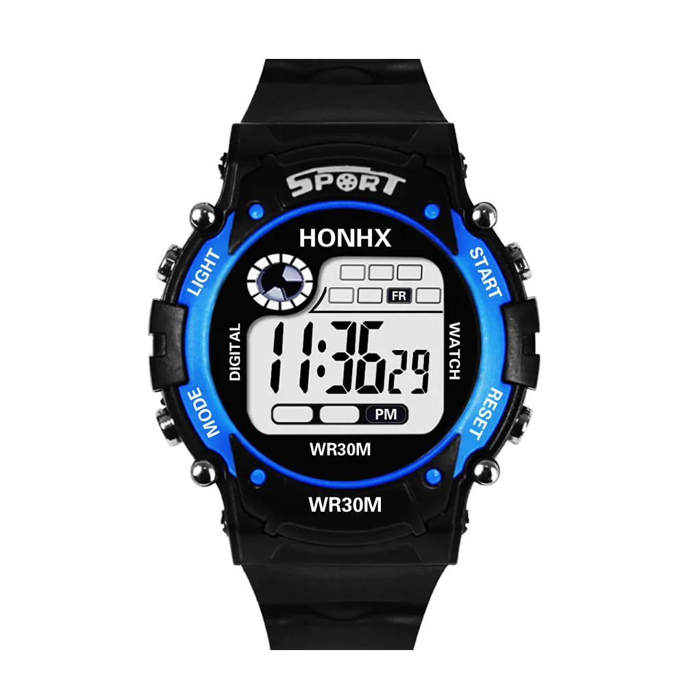 Светодиодные цифровые часы, светящиеся модные спортивные часы для мужчин, водонепроницаемые наручные часы с датой, мужские электронные спортивные часы