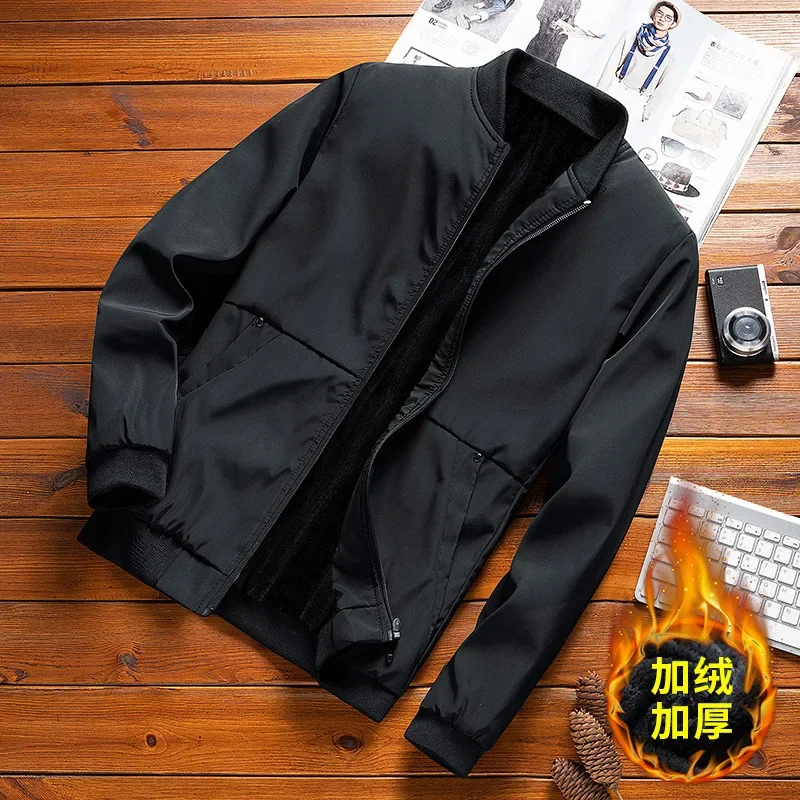 Новые осенне-зимние мужские куртки, куртка-бомбер, ветровка, Корейские модные пальто, бренды, военная мотоциклетная куртка класса люкс