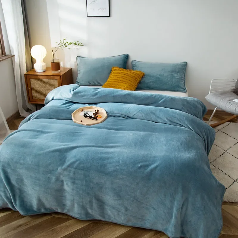 Фланелевое одеяло из кораллового флиса 200X230 см, бытовой кондиционер, стеганое одеяло, чехол для дивана, мягкое теплое весенне-осеннее одеяло
