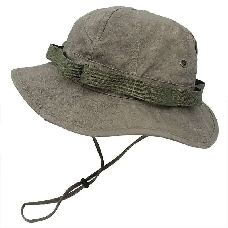 Уличные Мужские и Женские Солнцезащитные Шляпы Хлопчатобумажные Инструменты Рыбацкая Шляпа Ins Camping Adventure Hat Bucket Hats