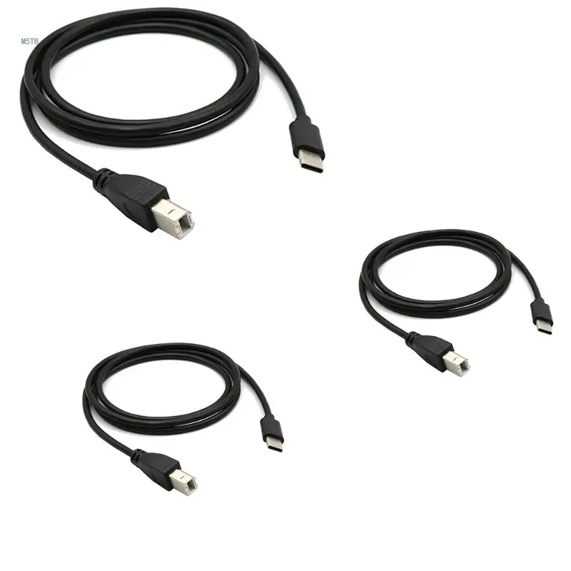 Надежный кабель для принтера USB C-USB B, кабель для подключения OTG к пианино, 1 м/1,5 м/200 см, прямая поставка